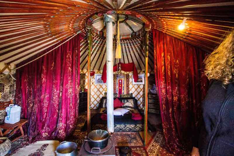 Mongolian Yurt Interior