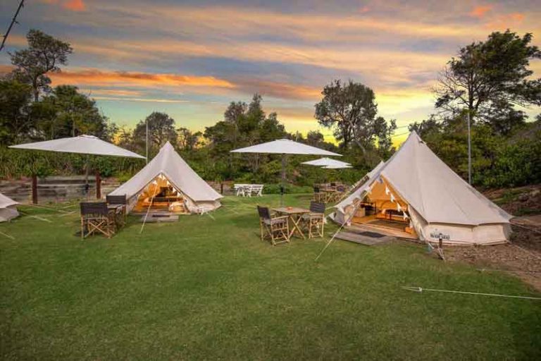 The Cove Glamping Stunning Bell Tents Jervis Bay South Coast NSW