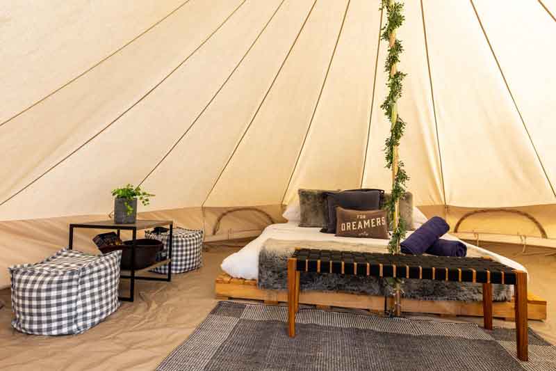 The Cove Glamping Stunning Bell Tents Jervis Bay South Coast NSW
