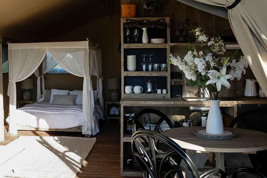 Rosewood Farmstay Glamping NSW Interior