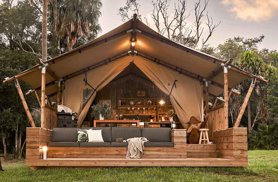 Myall River Glamping tent