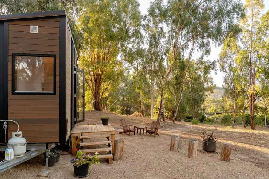 Image of Tiny house and firepit