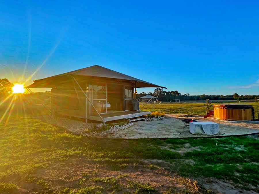 Image of glamping Hunter Valley