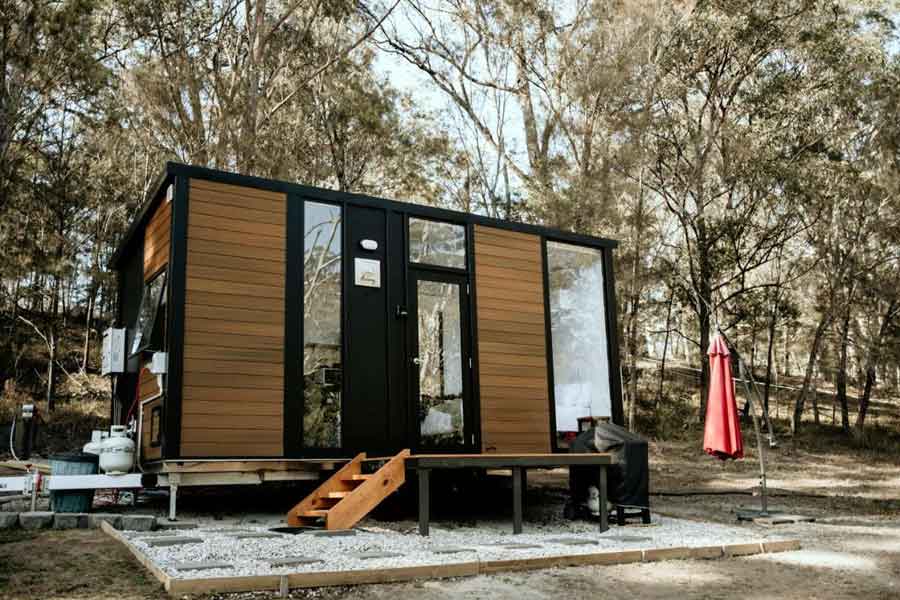 Hidden-Creek-Tiny-Home-Kurrajong-tiny-house image of tiny house Blue mountains
